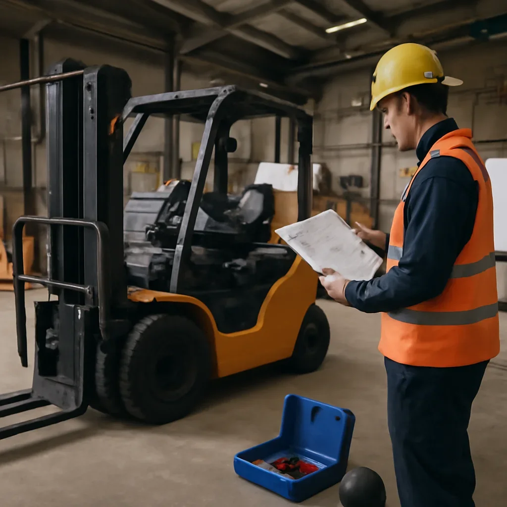 Equipment and operations related to Daily Forklift Safety Inspection Checklist