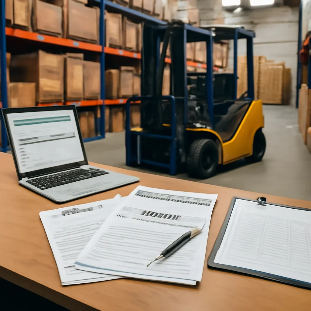 Equipment and operations related to Export Documents Needed for Forklift Shipments